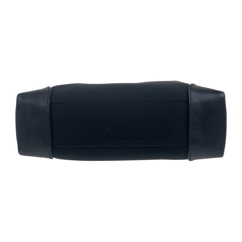 Gucci Black Silver Hardware Nylon/leather 110054 Crossbody Shoulder Bag