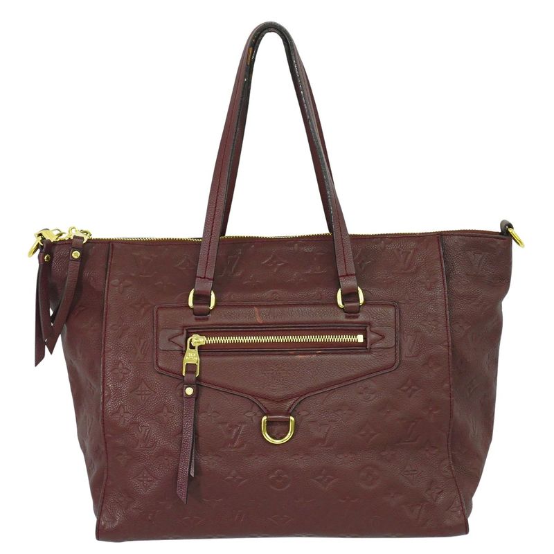 Authentic Louis Vuitton LV Lumineuse PM Monogram Empreinte Leather Shoulder Bag