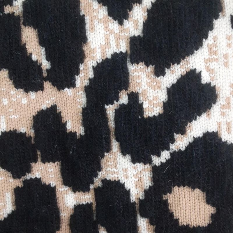 Celine Long Sleeve Sweater Size S Women's - Ivory Beige And Black Crew Neck /