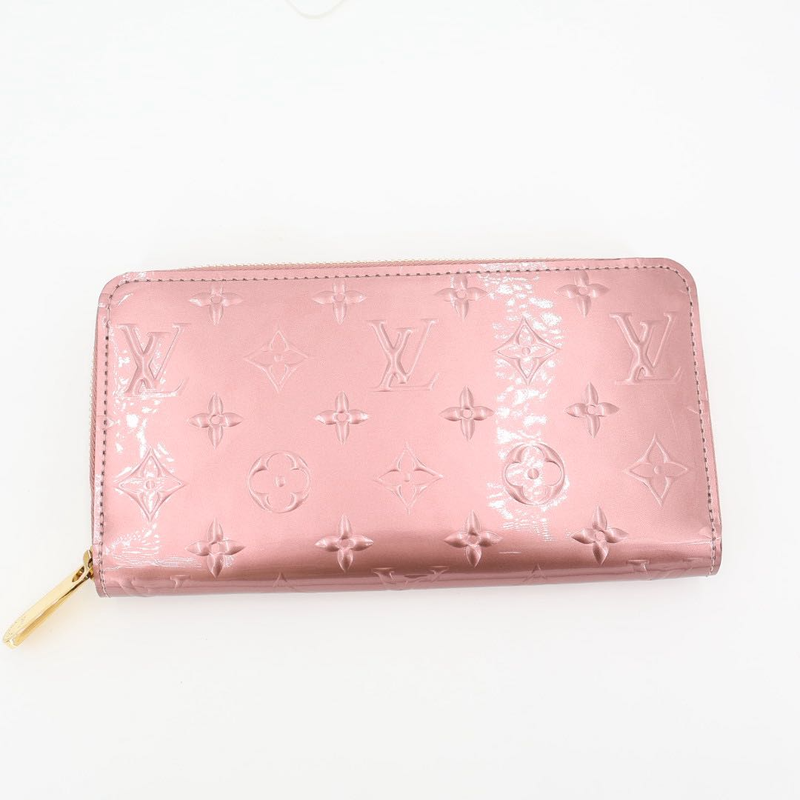 Louis Vuitton Zippy Wallet Long Wallet M91599 Vernis Rose Verre