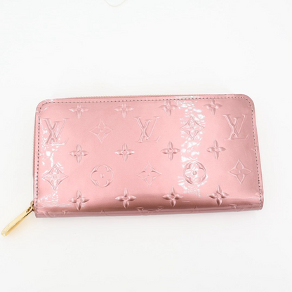 Louis Vuitton Zippy Wallet Long Wallet M91599 Vernis Rose Verre