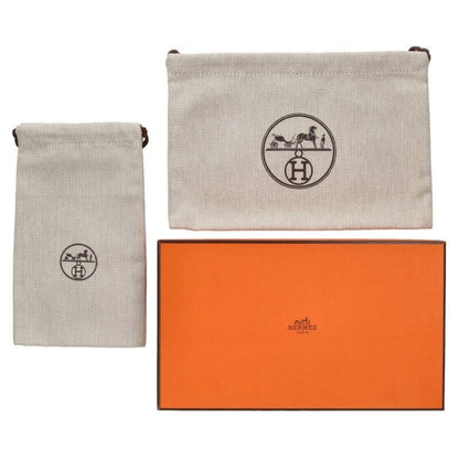 Hermes Kelly Pocket Long W Engraved Svhardware Chevre Noir Black Wallet Men's