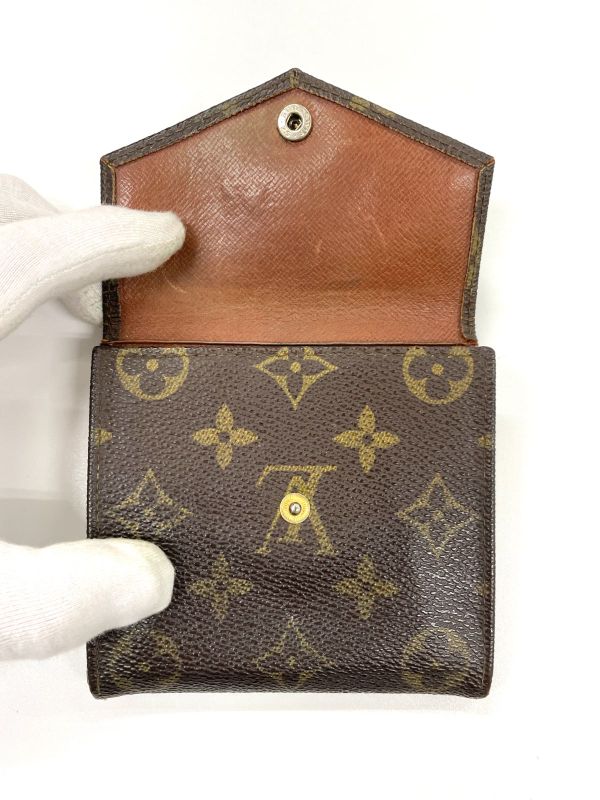 Louis Vuitton Monogram Porte Monet Bier Carte Cles Di Trifold Wallet W Hook