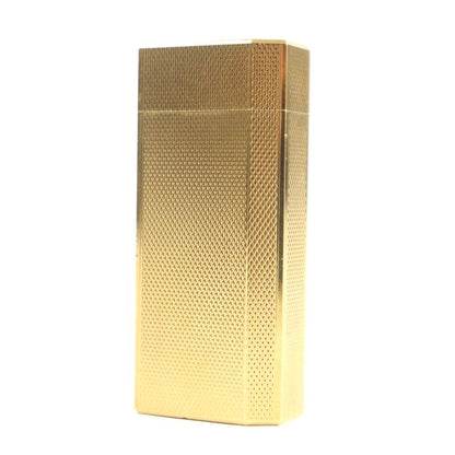 Cartier Pentagonal Roller Smoking Tool Gas Lighter Gold Swiss Made Men's