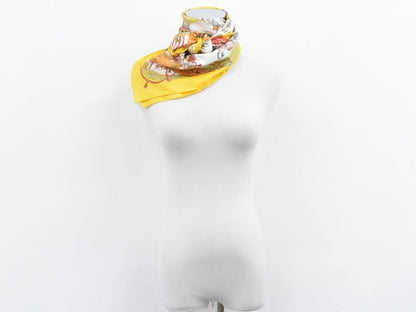 Authentic Hermes Scarf Carré 90 Caparacons DE LA France ET DE L'inde Horse