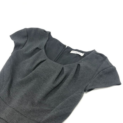 Christian DIOR Dress 7a12066010 Wool Gray