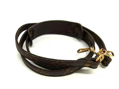 Louis Vuitton Monogram Bag Shoulder Strap Crossbody Women's Brown Da7041