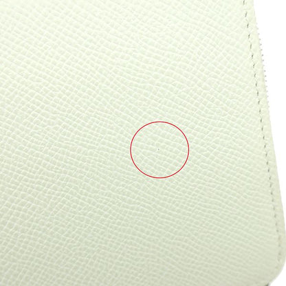 Hermes Long Azap Long Silk Inn Vaux Epson Vert Fizz Silver Hardware Unused