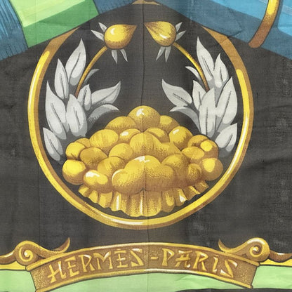 Hermes Scarf Carré 140 Daimyo Princes DU Soleil Levant Daimyo Prince Of The