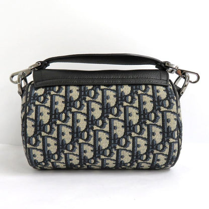 Dior Saddle Lola Mini Bag Oblique 1adp0262yky Black Calfskin Shoulder
