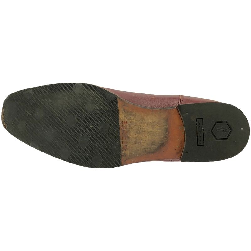 Hermes Side Gore Leather Boots Red 41 1 2