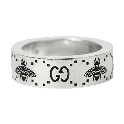 Gucci Ring GG & Bee Silver