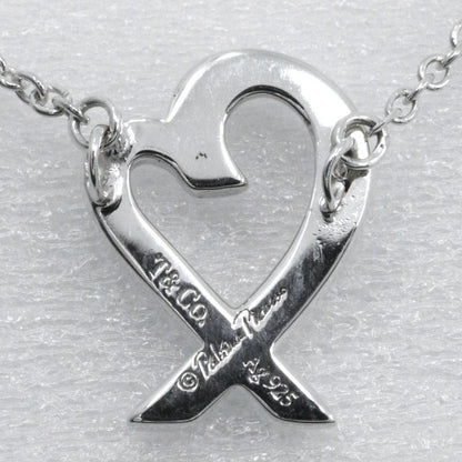 Tiffany & Co Loving Heart Paloma Picasso 925 Silver Ladies 1.7g Necklace