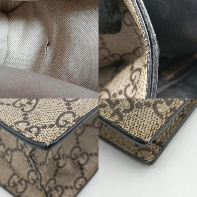 Guccigg Supreme Kingsnake Brown PVC Coated Canvas 450950 B022787661