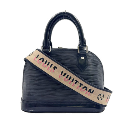 Louis Vuitton Alma BB Epi Unknown Leather Black Shoulder Bag Gold