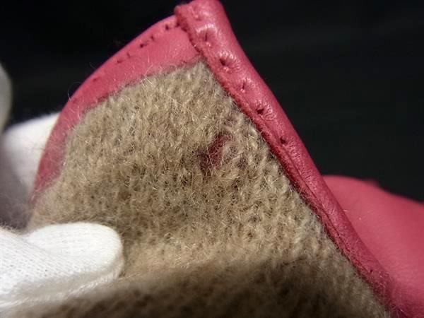 Hermes Kelly Lambskin Gold Hardware Gloves Women's Pink Fb5992