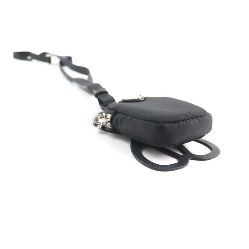 Prada 1zt016 Renylon With Triangle Logo Plate Renylon Smartphone Case Shoulder