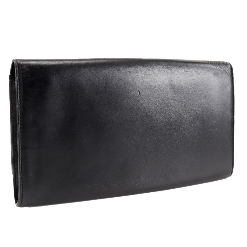 Louis Vuitton Aegean Opera Line M63962 Leather Noir Black Mi0901 Unisex Clutch