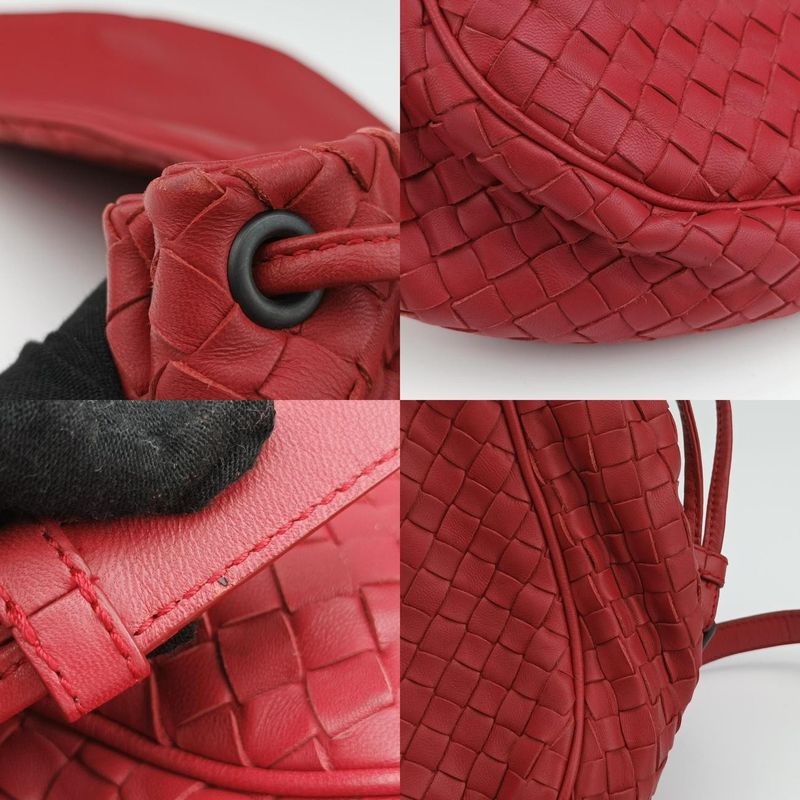 Bottega Veneta Intrecciato Red Lambskin B00903924u