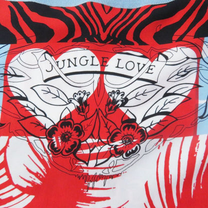 Hermes 3e2827d3 Jungle LOVE Jungle Love Silk Tunic/dress Red 38 Made In Italy