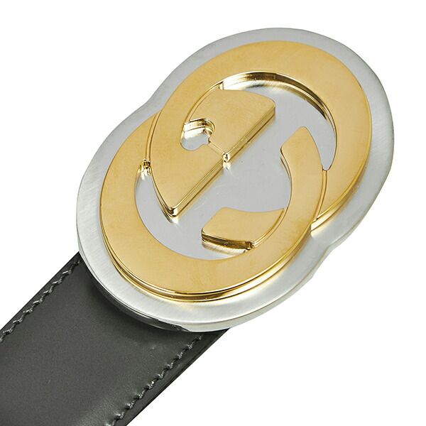 Gucci Belt Interlocking G Dark Gray