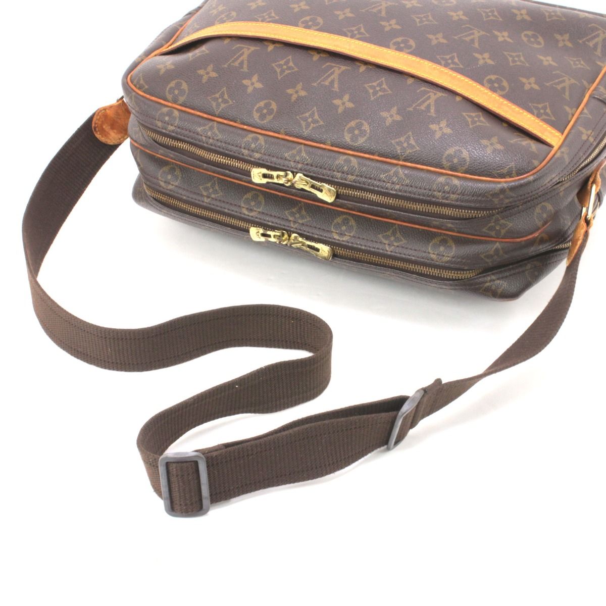 Louis Vuitton Monogram Reporter GM Shoulder Bag M45252 Brown