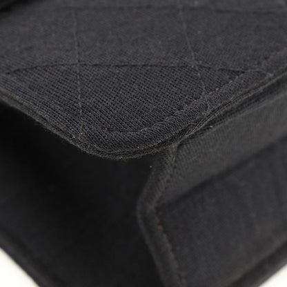 Chanel Chain Shoulder Matelasse Cotton Black Ladies Shoulder Bag