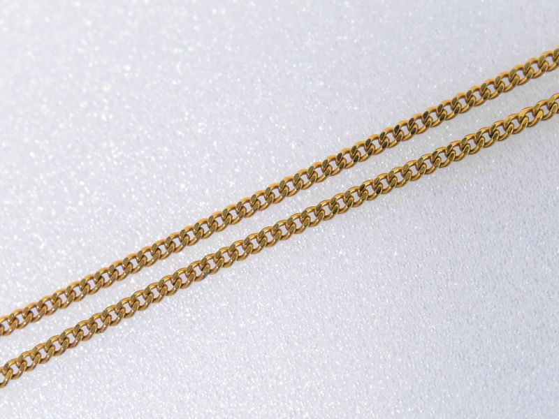 Authentic Chanel Logo Faux Pearl Necklace Pendant GP Gold Plated White Accessori