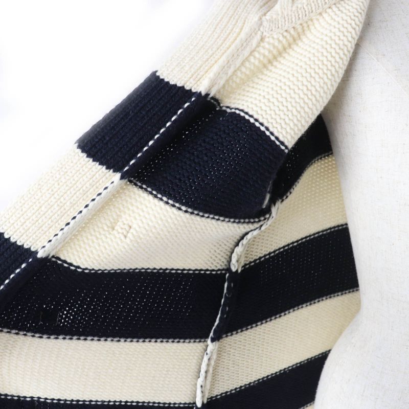 Christian DIOR 21AW 144m01am318 Wool Cashmere Blend DIOR Marinière Motif Logo