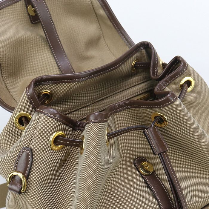 Prada Backpack Logo Jacquard Pr85850 Backpack Cles Dees