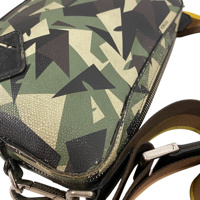 Fendi 7m0286 Camera Case Camouflage Shoulder Bag Cabasn Diagonal Shoulder Brand