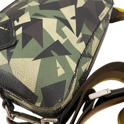 Fendi 7m0286 Camera Case Camouflage Shoulder Bag Cabasn Diagonal Shoulder Brand