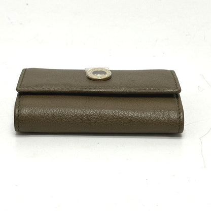 Bvlgari Bulgari Key Case Double Ring 6-ring Leather Brown