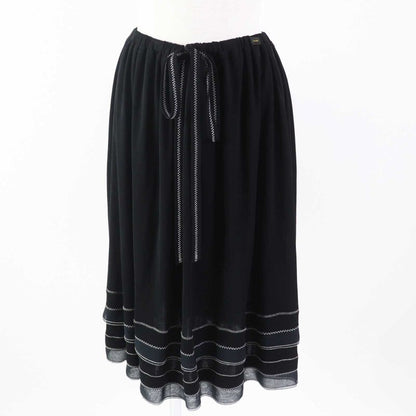 CHANEL 02P P19048 P19038 Top And Skirt Setup With Coco Mark Button Logo Plate