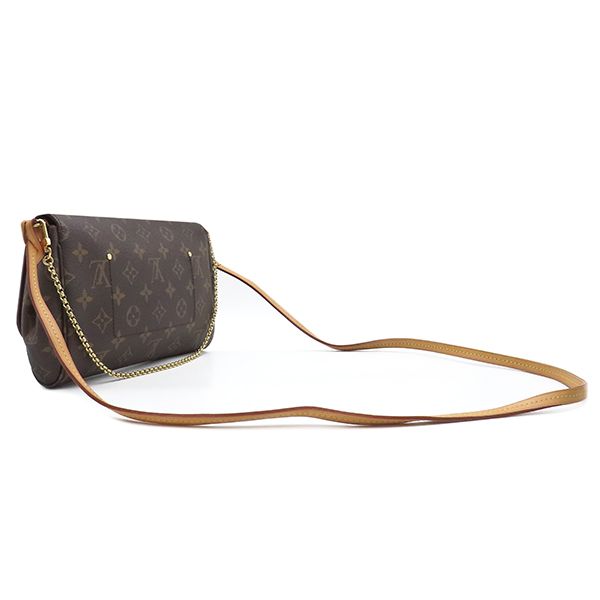 Louis Vuitton 2way Bag Favorite MM Monogram Canvas Monogram Gold Hardware Brown