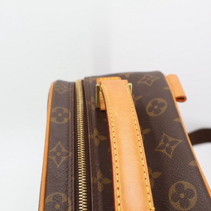 Louis Vuitton Pac-all Sac-a-do Bag Shoulder Hand Bag Monogram Brown M51132