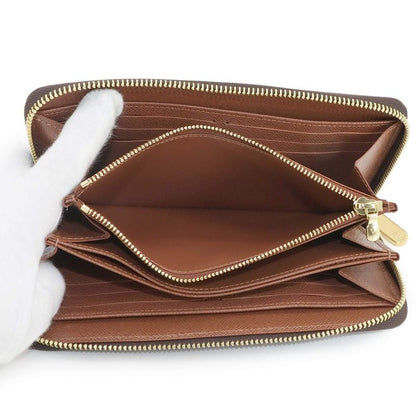 Louis Vuitton Monogram Zippy Wallet Round Zipper Long Wallet Brown M42616