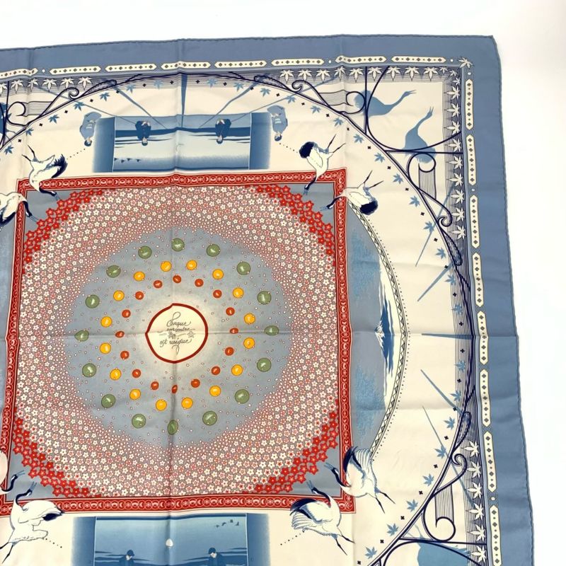 Hermes Carre 90 Chaque Rencontre EST Unique Once In A Lifetime Scarf