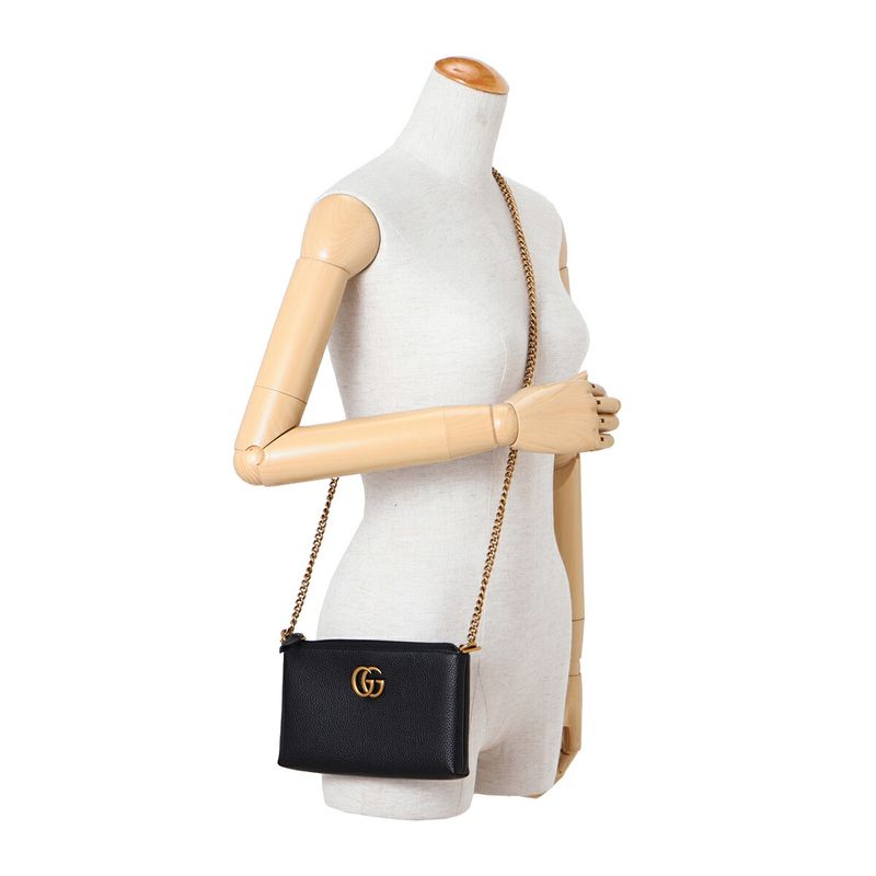 Gucci Shoulder Bag GG Marmont Black