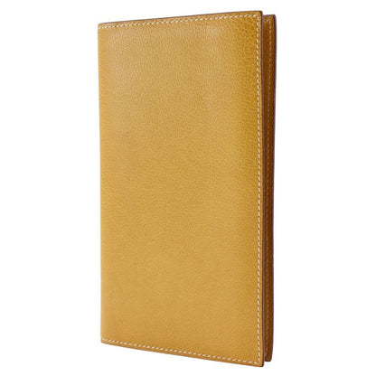 Hermes Agenda Vision Chevre Yellow □L Unisex Notebook Cabas