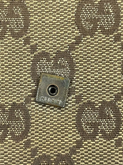 Gucci GG Canvas Leather Compact Wallet Double Fold Wallet Double Hook 05504