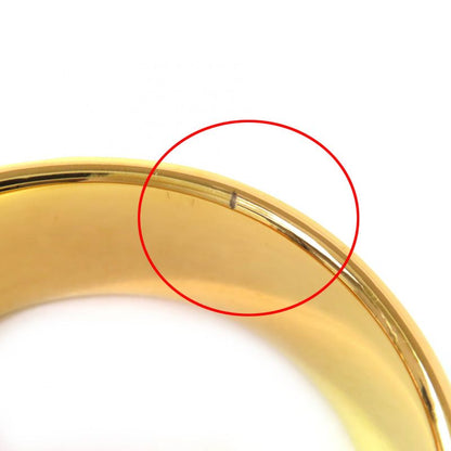 Hermes Roque Emile GM Fan Pattern Cloisonne Bangle Bracelet Accessory Gold