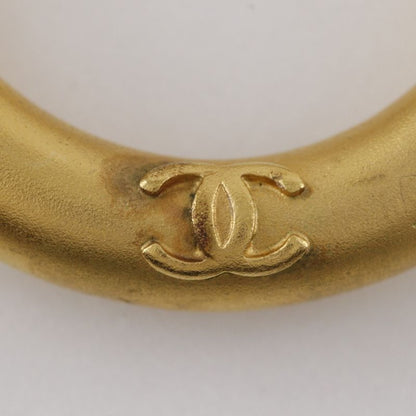 Chanel Hoop Vintage Gold Plated 96P Ladies 22.8g Earrings