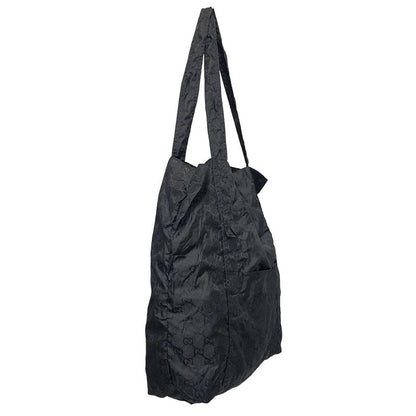 Gucci Tote Bag GG Pattern 223669 Black Eco Bag/bear