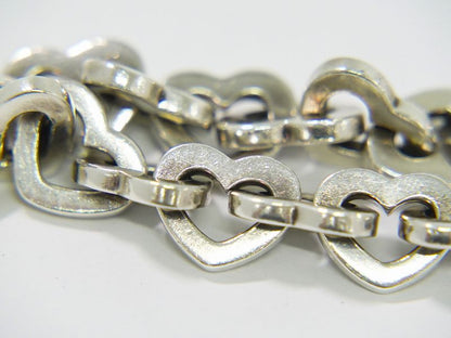 Authentic Tiffany & Co Tiffany & Co Heart Link 925 750 YG Bracelet Bangle