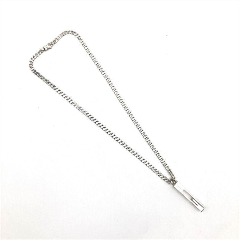 Gucci G Motif Necklace Sv925 281g Silver Unisex