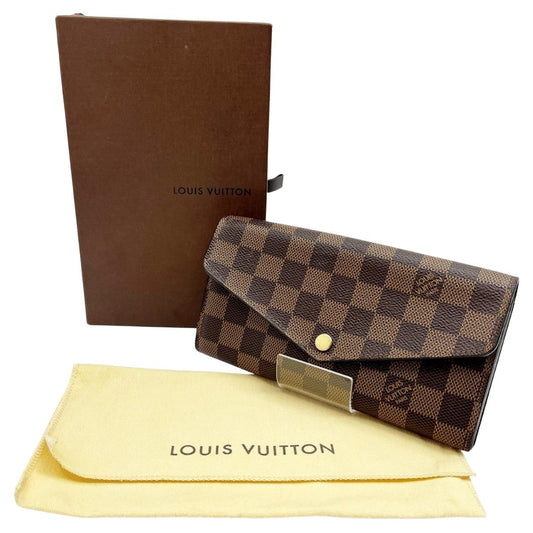 Louis Vuitton Long Wallet Damier Portefeuille Sarah