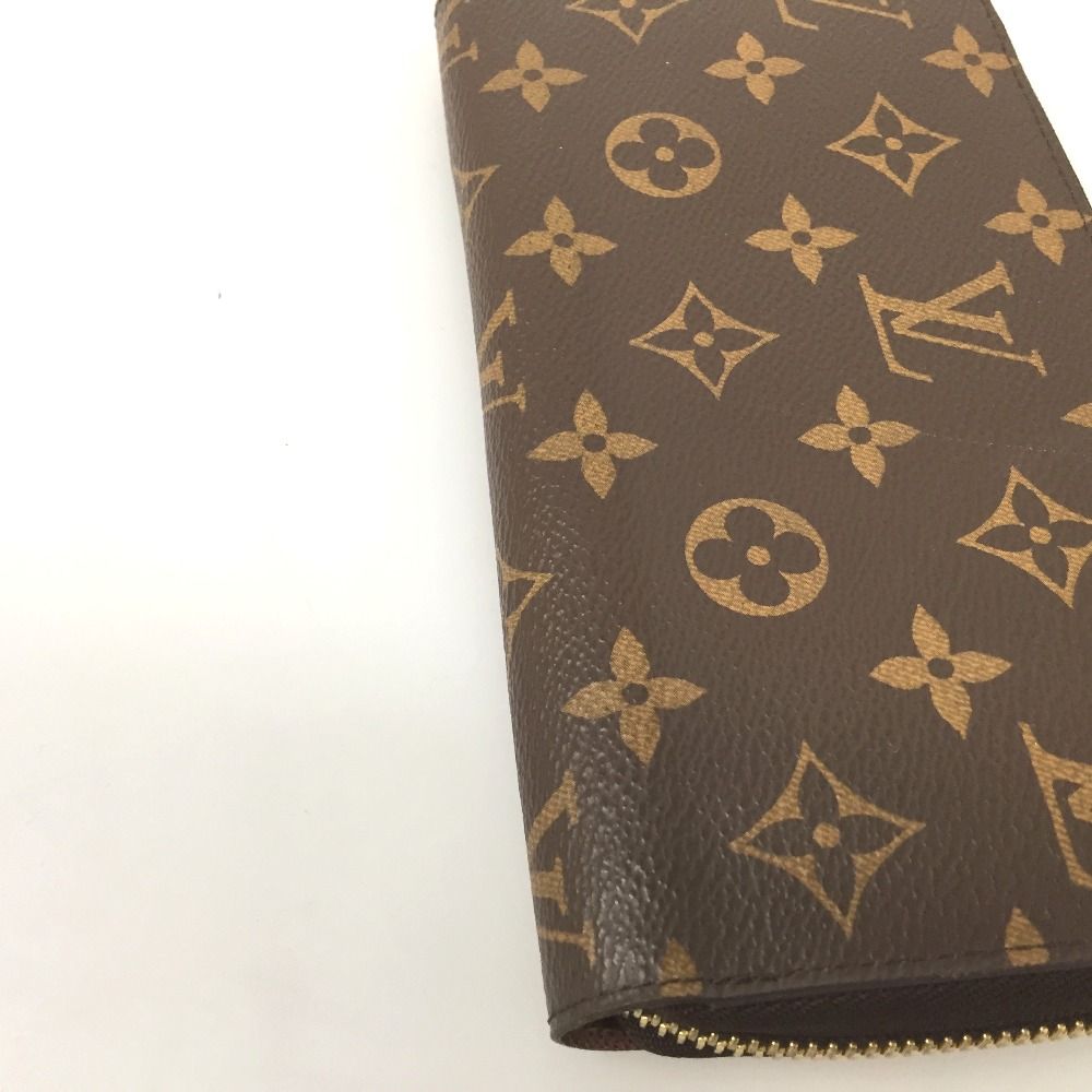 Louis Vuitton Monogram Zippy Wallet Round Zipper Long Wallet