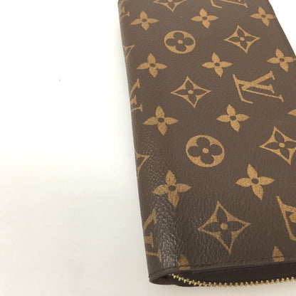 Louis Vuitton Monogram Zippy Wallet Round Zipper Long Wallet