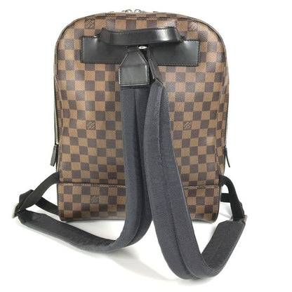Louis Vuitton Backpack Sac Jake N41558 Damier Canvas Black Brown